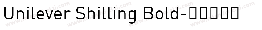 Unilever Shilling Bold字体转换